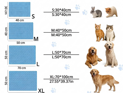 ICE SILK™  Colchoneta Refrescante. Protege a tus mascotas de las altas temperaturas