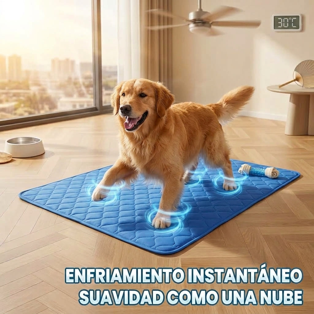 ICE SILK™  Colchoneta Refrescante. Protege a tus mascotas de las altas temperaturas
