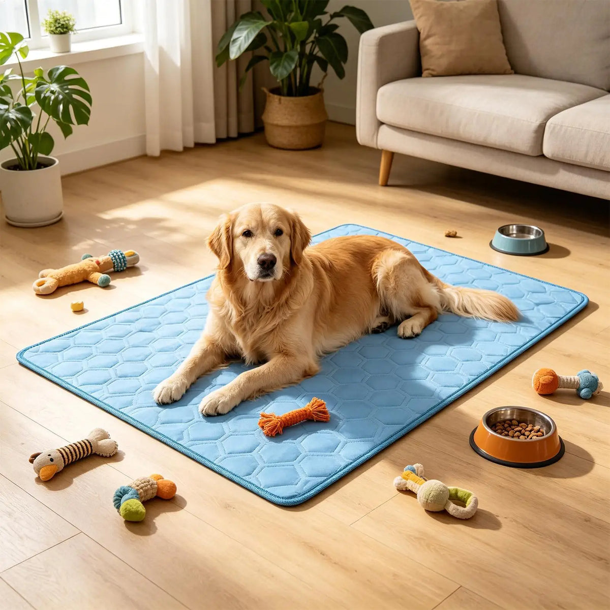 ICE SILK™  Colchoneta Refrescante. Protege a tus mascotas de las altas temperaturas